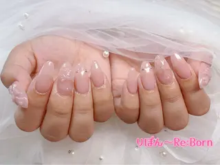 ミディアム りぼん Re:Bonrのネイルデザイン