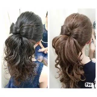 ロング ヘアアレンジ fun./ヘアセット /エクステ/着付のその他イメージ