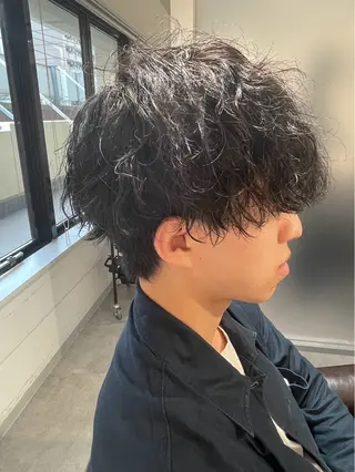 パーマ メンズ 美桜🪽🫧 ショート特化のヘアスタイル
