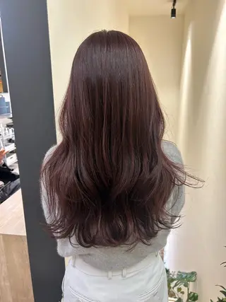 ロング カラー hubhair レイヤー/透明感のヘアスタイル