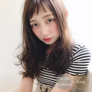 ロング カラー アンブレラカラー💫 フェイスフレーミングのヘアスタイル