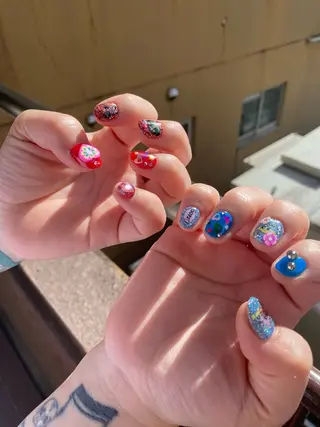 ネイル 個性派🌺推しネイル 💅💞hota🐇のネイルデザイン