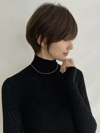 ショート 期間限定｜青山｜ 美顔形成カットのヘアスタイル