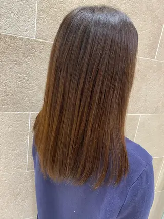 ミディアム 福木 康助のヘアスタイル
