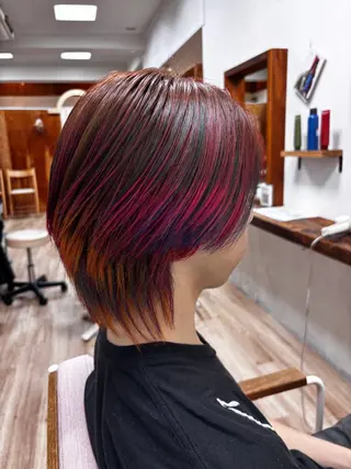 ショート カラー メンズ 似合わせ×店長 🍊Raimu🍊のヘアスタイル