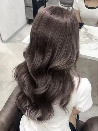 ロング カラー 【暖色カラー＋色持ち 重視】💟まなみのヘアスタイル