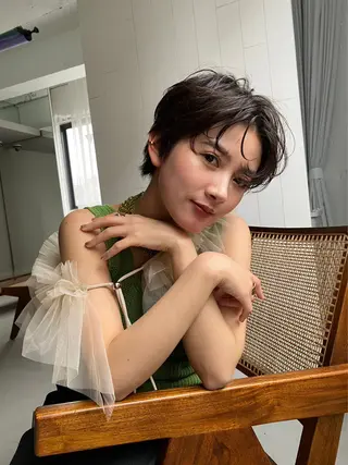 ショート 盛れるレイヤー🧡 飯田亘貴のヘアスタイル