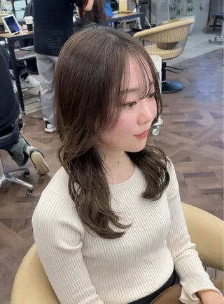 セミロング カラー デザイン似合わせ特化 ⭐️期間限定しゅうまのヘアスタイル