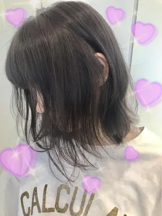 ミディアム カラー 新宿駅近♡個室 ♡関口三都季🌜のヘアスタイル