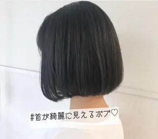 ショート カラー 似合わせ/レイヤー /ボブ/新谷のヘアスタイル