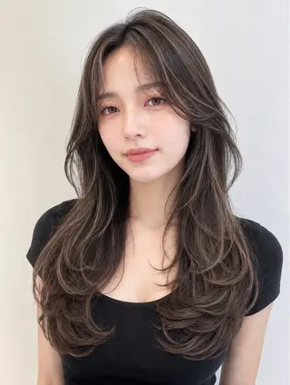 ロング カラー 田村和範/似合わせ カラー/髪質改善のヘアスタイル