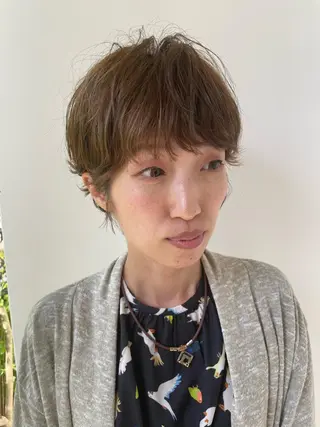ショート パーマ 小酒井 智洋のヘアスタイル