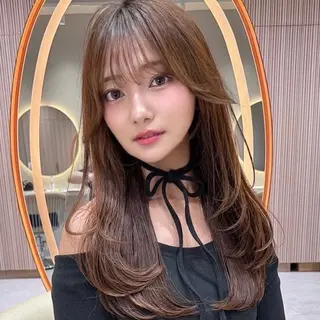 ロング カラー レイヤー/髪質改善 Lond ambreのヘアスタイル