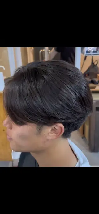 ショート パーマ メンズ 田中 悠葵のヘアスタイル