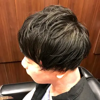 ショート メンズ プレミアムバーバー 表参道のヘアスタイル