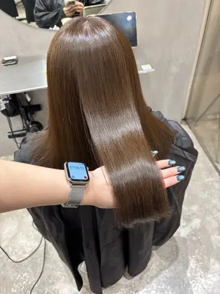 ロング コトネ🫧 韓国風レイヤーカットのヘアスタイル
