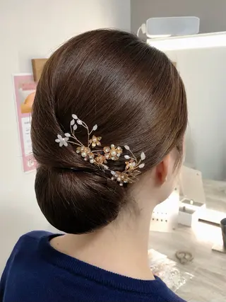 ロング ヘアアレンジ Primus ﾌﾟﾘﾑｽのマツエク・マツパデザイン
