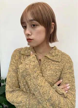 ミディアム カラー 🎀a0i 🎀のヘアスタイル