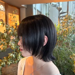 ショート カラー 草津駅前/髪質改善 カラー/岩本遥加のヘアスタイル