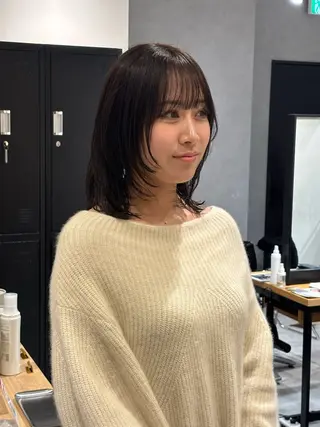 ミディアム レイヤー/ボブパーマ ⭐️NAOKIのヘアスタイル