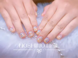 ネイル HOSHINO NAIL_長さだしのネイルデザイン