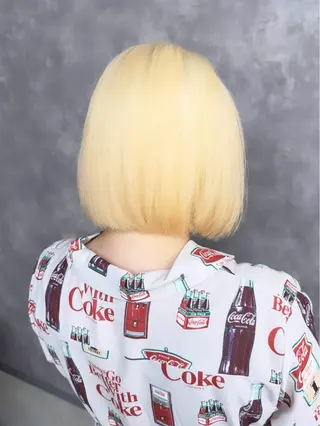 ミディアム カラー 🤍ムラ修正ブリーチ 🤍原宿/YUUのヘアスタイル
