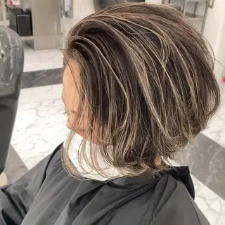 ミディアム カラー パーマ ヘアアレンジ メンズ キッズ ネイル マツエク・マツパ 圧倒的なクォリティ✨ waku 岡崎店のヘアスタイル