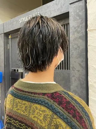 ショート パーマ メンズ 佐野 拓海のヘアスタイル