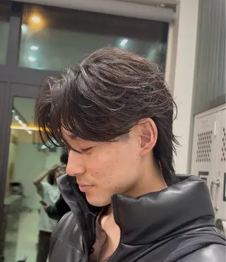 ショート カラー パーマ メンズ fifth 菅崎愛斗のヘアスタイル