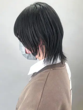 ミディアム カラー ITbyALBUM 松戸のヘアスタイル