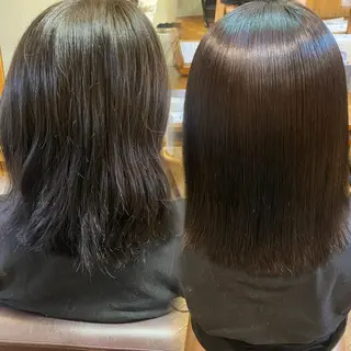 ミディアム カラー 透明感カラー/ 小顔レイヤー/ミヅキのヘアスタイル