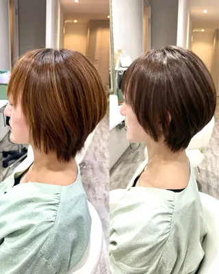 ショート カラー 脱・パサつき髪/小塚 美容室難民の方はぜひのヘアスタイル