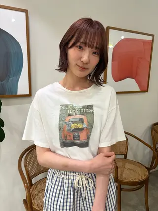 カラー honoka uemuraのヘアスタイル