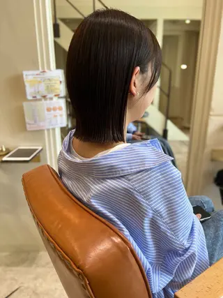 ショート パーマ 猿渡 桃花のヘアスタイル