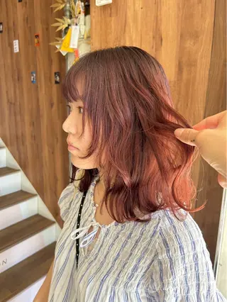 セミロング Maki/天王寺駅近 Lowaのヘアスタイル