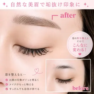 アイブロウ 【束感まつ毛】 Miyuのマツエク・マツパデザイン