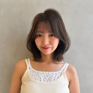 ミディアム カラー 🩷小川大輔🩷 ボブ/インナーカラーのヘアスタイル