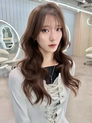 ロング ヘアアレンジ 大宮ブリーチ縮毛矯正 💖レイヤー櫻井のヘアスタイル