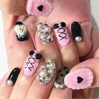 ネイル 渋谷/チップ長さ出し 👑アプレgel-xのネイルデザイン