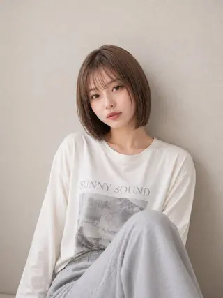 ショート 新宿 透明感カラー /髪質改善 葛西夏海のヘアスタイル