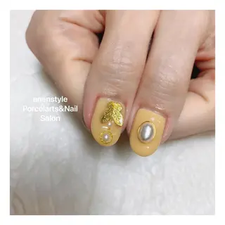 ミディアム ネイル 🐾enen style 🐾のネイルデザイン