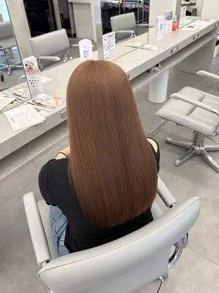 セミロング 🖤韓国風カラー🩷 /ツヤ髪✨️はるかのヘアスタイル