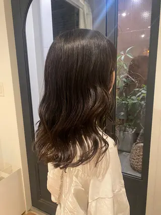 セミロング カラー ヘアアレンジ reimi 表参道🍒のヘアスタイル