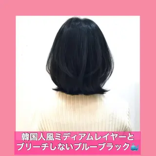 ミディアム カラー K-POP好き美容師 🇰🇷Kai.Yのヘアスタイル