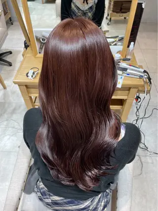 カラー crea ₊˚⊹ ʚɞのヘアスタイル