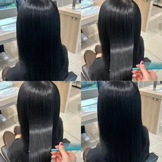 ロング パーマ 【🎀推しカラー × 艶髪】小池 雪奈のヘアスタイル