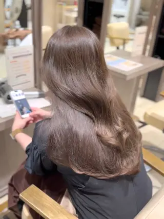 ロング カラー 高槻No.1🇰🇷 韓国ヘア 橋口陽太のヘアスタイル