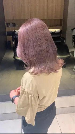 ミディアム カラー パーマ ヘアアレンジ メンズ キッズ ネイル マツエク・マツパ 酸性ストレート 髪質改善大槻勇樹のヘアスタイル