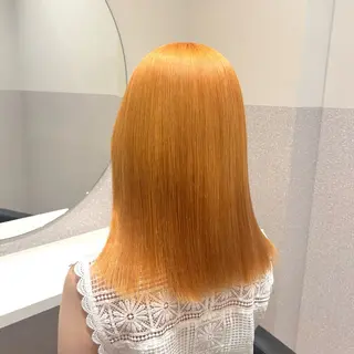 ミディアム カラー 🩵ブリーチカラー MIORI🩵のヘアスタイル