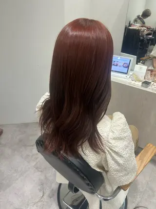 ミディアム カラー ヘアアレンジ ボブ /ニュアンス/ satomi🧸💖のヘアスタイル